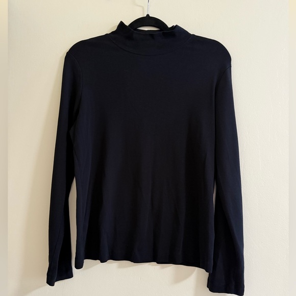 Style & Co. Black Long Sleeve Blouse - Picture 1 of 5